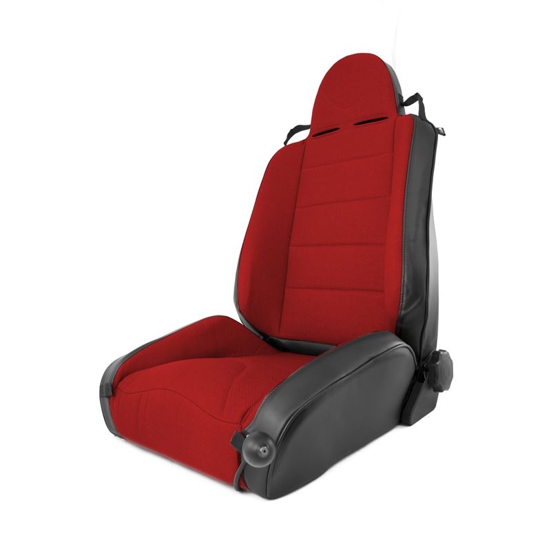 RRC Off Road Racing Seat, Reclinable, Red; 97-06 J