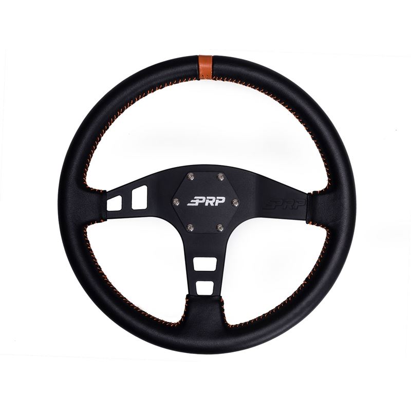 Flat Leather Steering Wheel