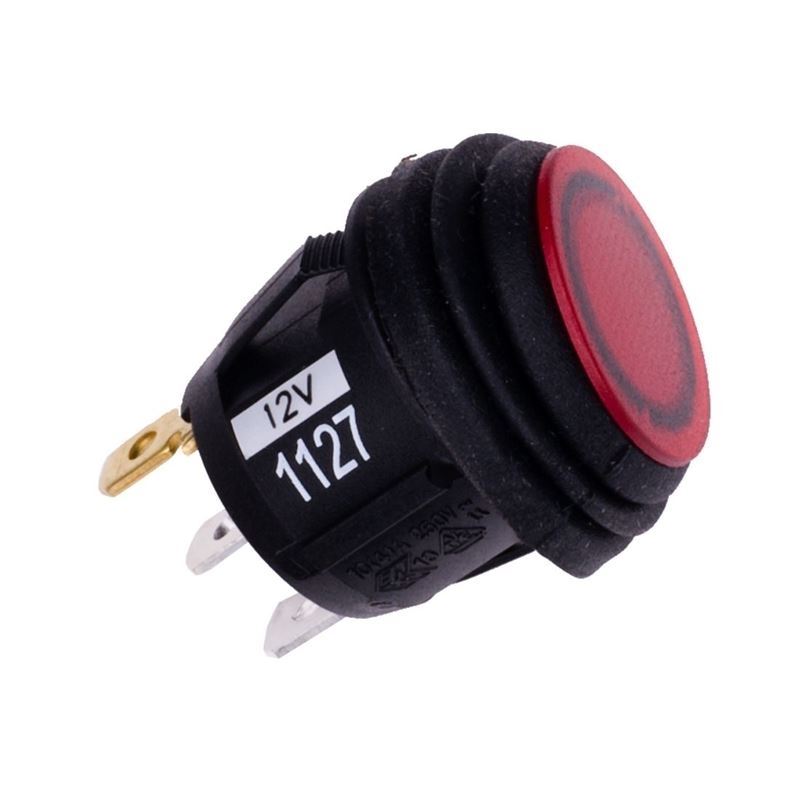 2 POSITION ROCKER SWITCH RED