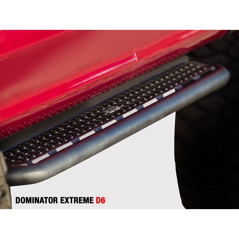 D6 Dominator Steel Side Steps-Black Textured Powde
