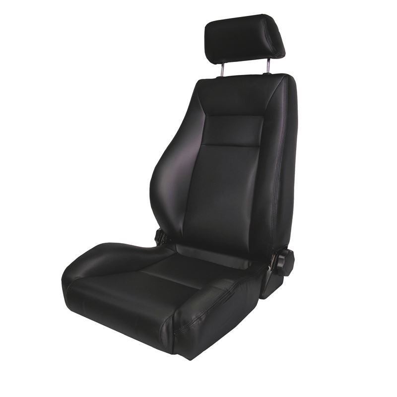 Ultra Front Seat, Reclinable, Black Denim; 76-02 C