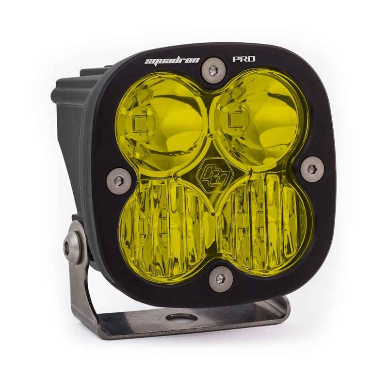 LED Light Pod Black Amber Lens Driving/Combo Patte