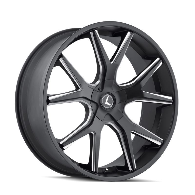 KR146-249525M SPLTZ (KR146) BLACK/MILLED 24X9.5 5-