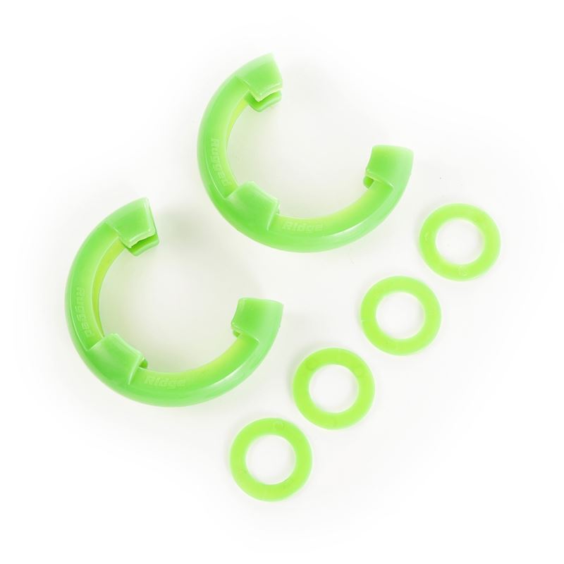 D-Ring Isolator Kit, Green Pair, 7/8 inch