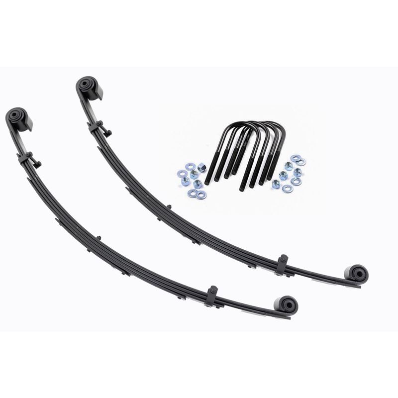 Front Leaf Springs 4 Inch Lift Pair 00-05 Ford Exc