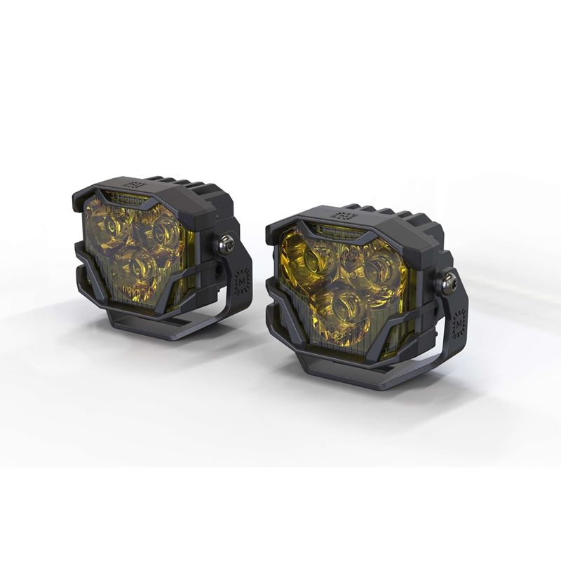 4Banger 2.0 HXB LED Pods (Spot / Yellow)(Set) (BAF