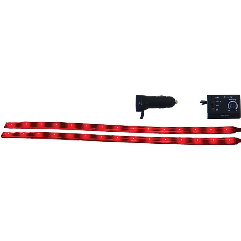 12" Twin Pack Flexible LED Bars Red (4005587)