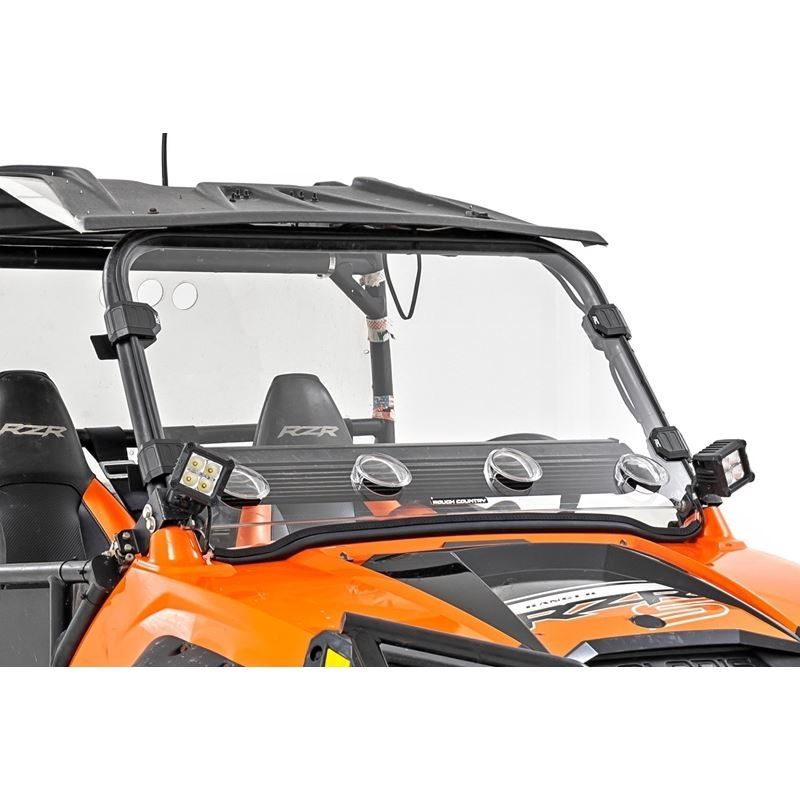 Vented Full Windshield Scratch Resistant Polaris R