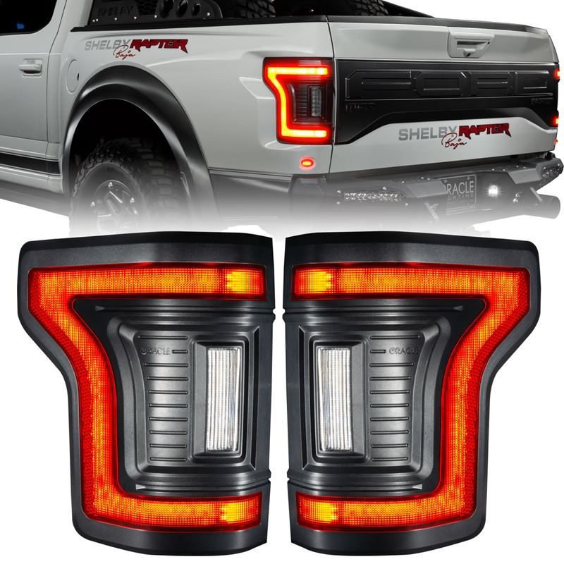 Black Series Flush Style LED Tail Lights for 2015-