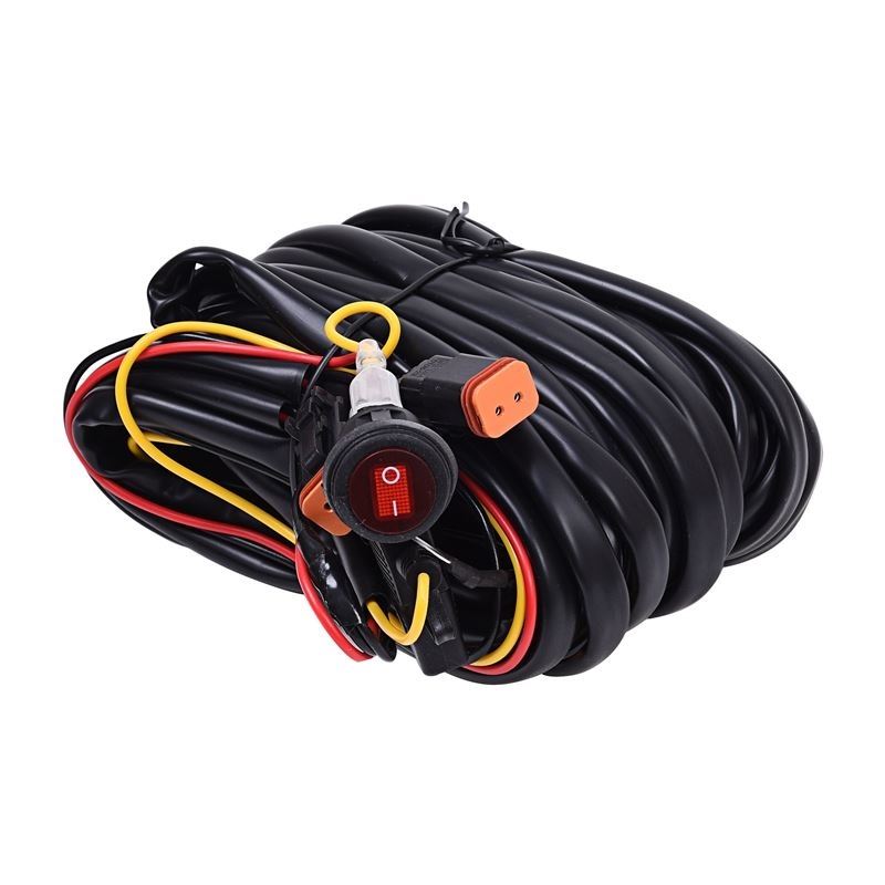 Wiring Harness for Two Backup Lights with 2-Pin De