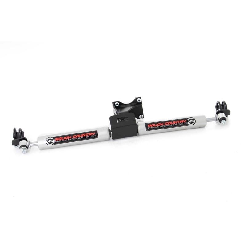 N3 Steering Stabilizer Dual 2-8 Inch Lift Jeep Wra