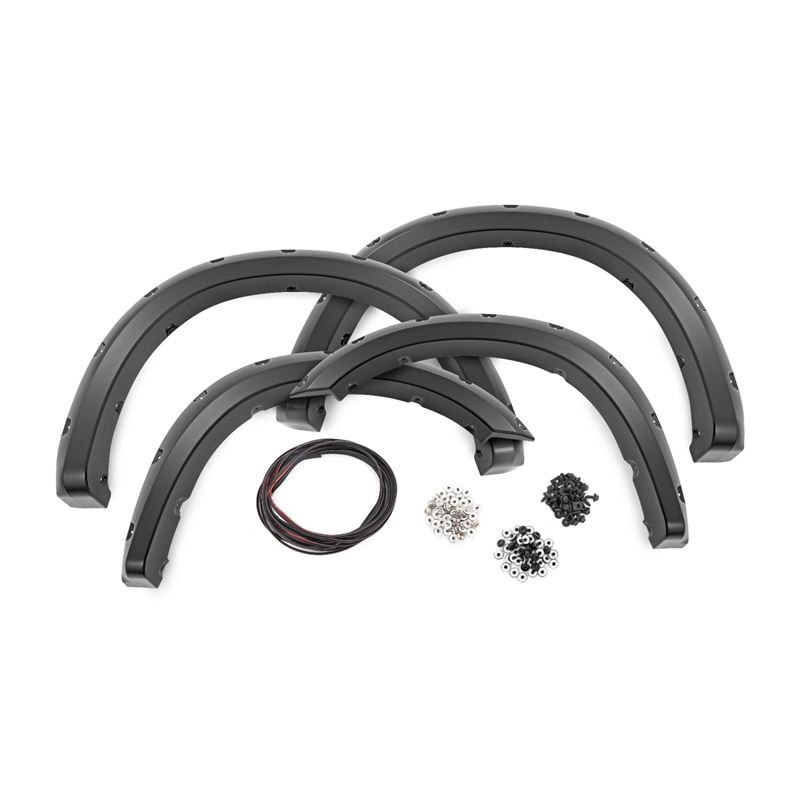 Pocket Fender Flares PXQ Black Metallic Ram 2500 2