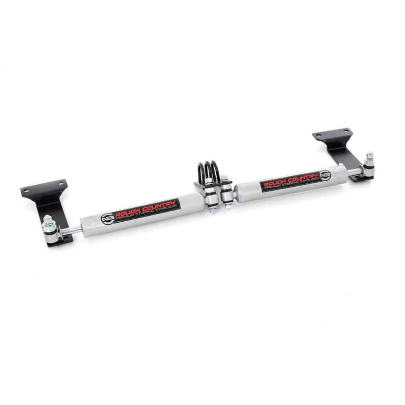 N3 Steering Stabilizer Dual 2-8 Inch Lift Ford Exc