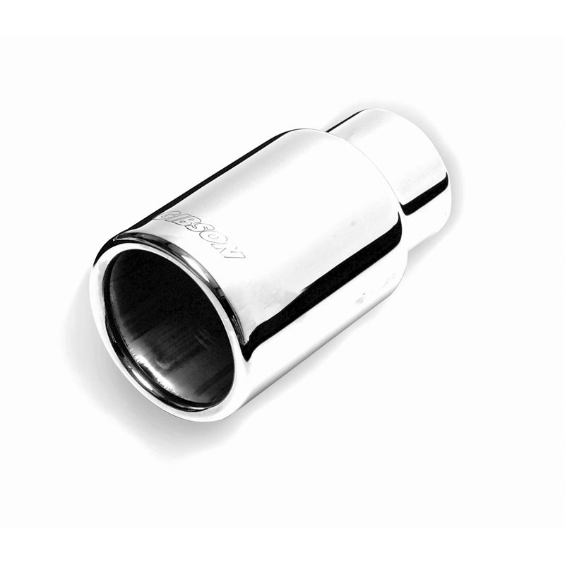 Stainless Rolled Edge Straight Exhaust Tip