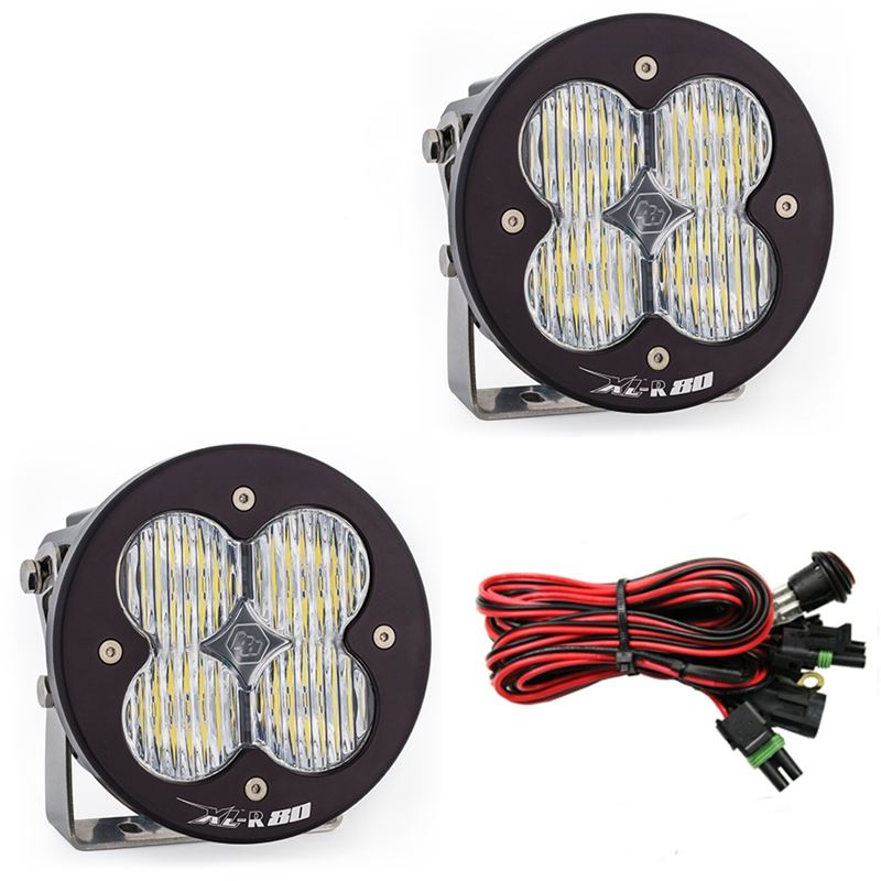 LED Light Pods Wide Cornering Pattern Pair XL R 80