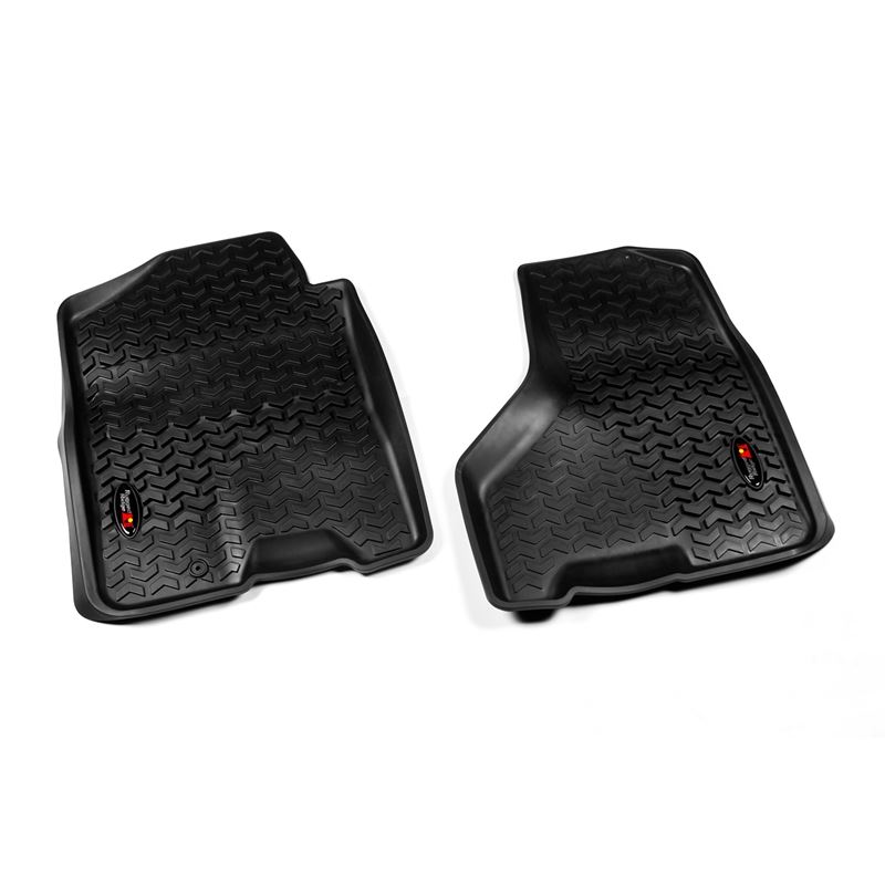 Floor Liners, Front, Black; 09-11 Dodge Ram 1500/2