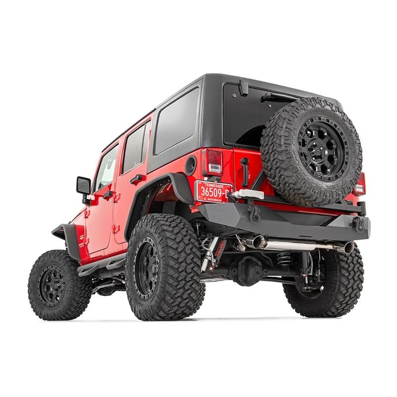 Rear Bumper Rock Crawler Tire Carrier Jeep Wrangle