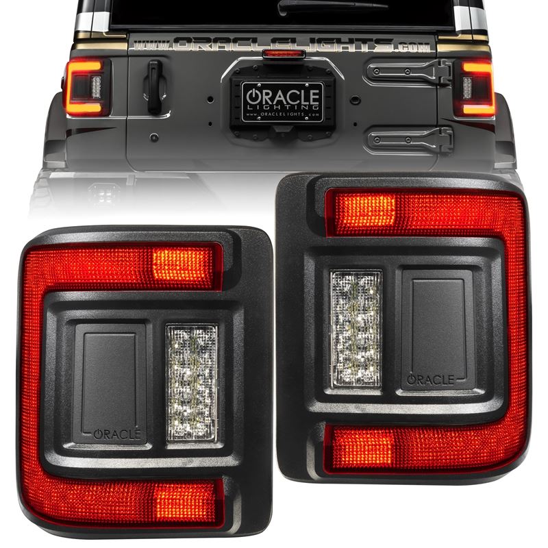 Black Series Flush Mount LED Tail Lights for Jeep