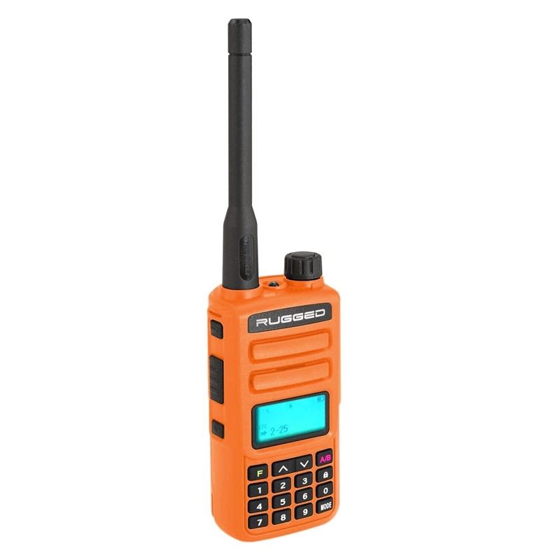 Rugged GMR2 GMRS/FRS Handheld Radio - Safety Orang