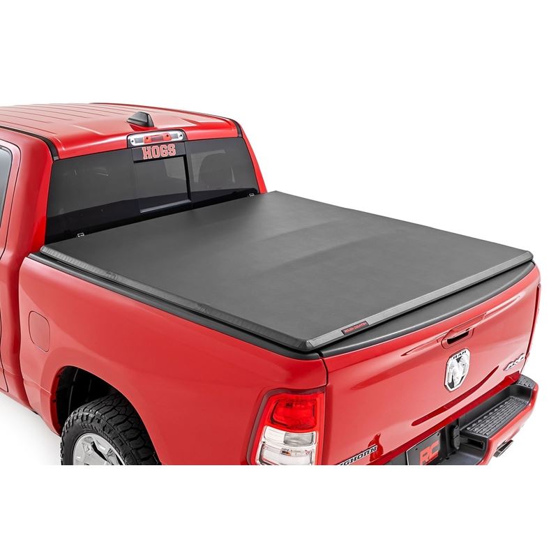 Soft Tri-Fold Bed Cover 6'4" Bed Ram 1500