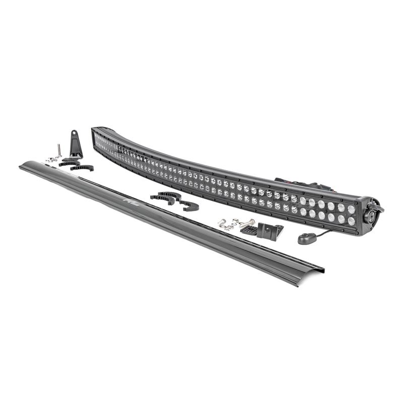 50 Inch Black Series LED Light Bar Curved Dual Row