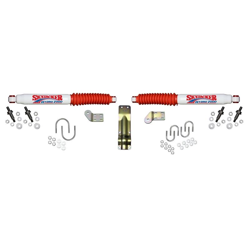 Steering Stabilizer Dual Kit For 4-8.5 Inch Lifts