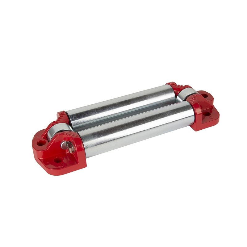 Winch Fairlead, Roller, 4-Way, Red