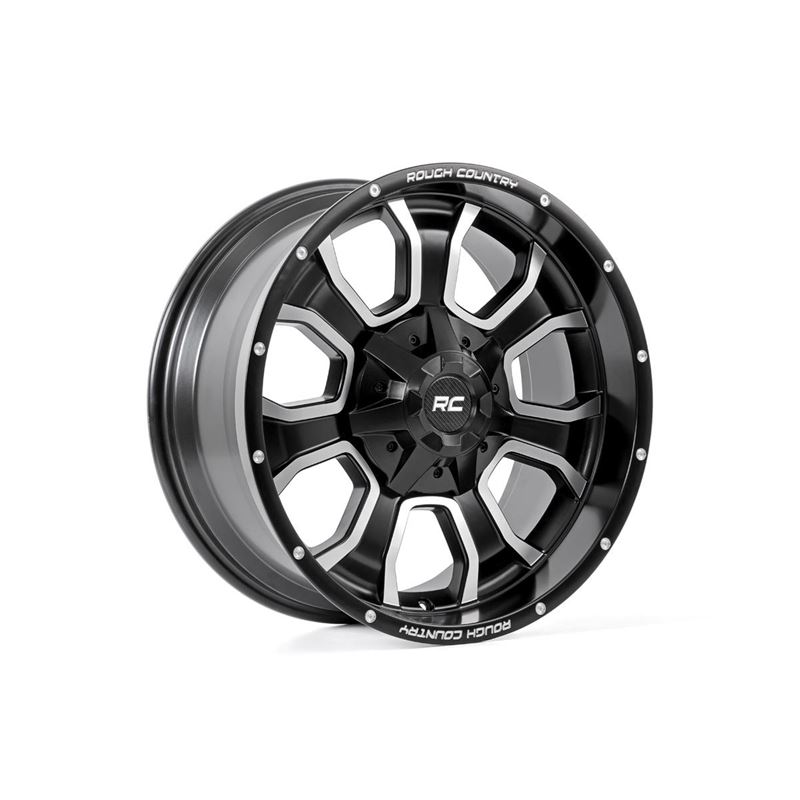 93 Series Wheel One-Piece Matte Black 20x10 8x6.5