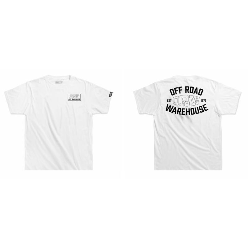 ORW Throwback Shirt White W/Black Size L