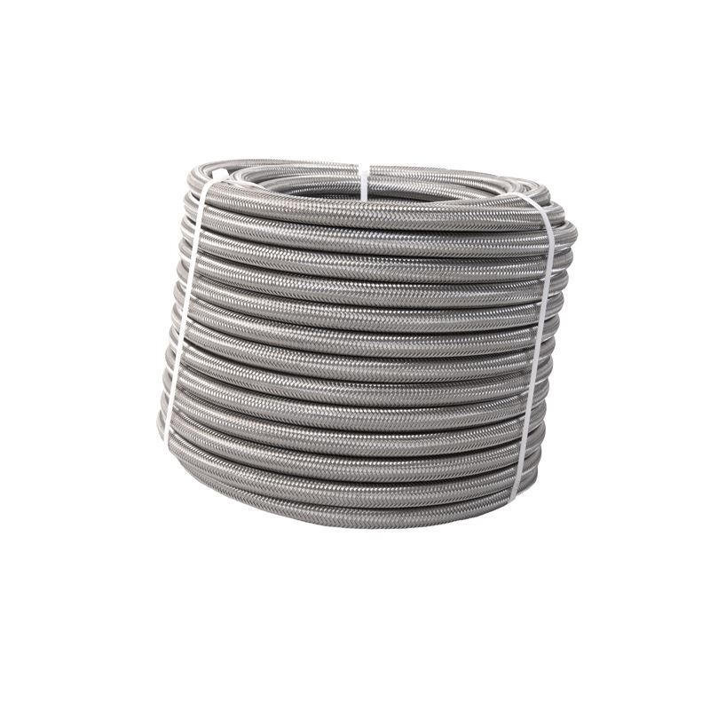 Fuel Hose, PTFE, Stainless Steel Braided, AN-08 x