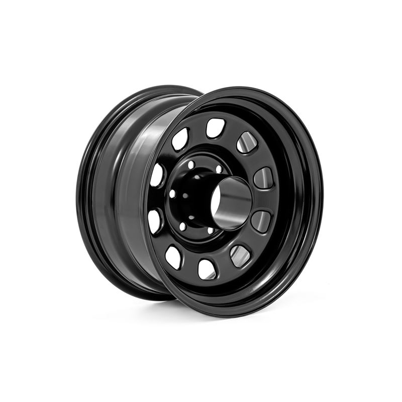 Steel Wheel - Black - 17x9 - 6x5.5 - 4.25 Bore - -