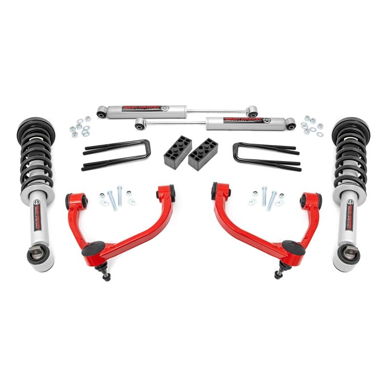 3 Inch Lift Kit N3 Struts Ford F-150 4WD (2014-202