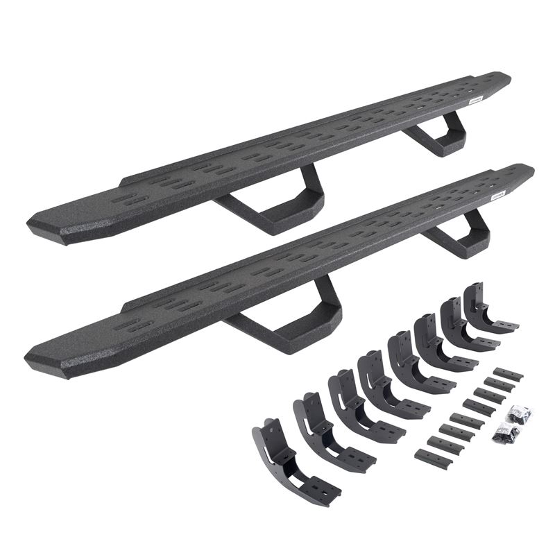 RB30 Running Boards with Mounting Brackets, 2 Pair