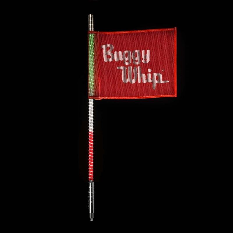 8ft LED Whip - Quick Release - Red White Green