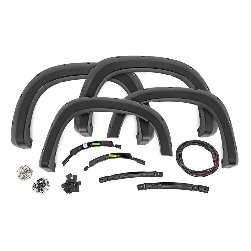 Pocket Fender Flares GBA Black Chevy Silverado 150