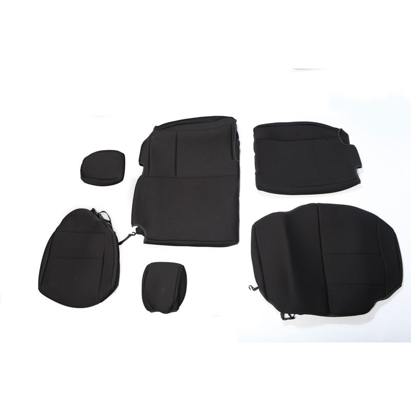 Neoprene Rear Seat Cover, Black; 07-16 Jeep Wrangl