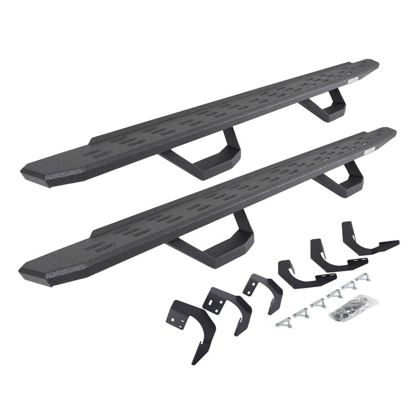 RB30 Running Boards with Mounting Brackets, 2 Pair