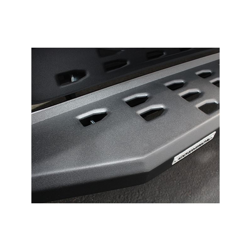 RB20 Running Boards with Drop Steps, Textured powd