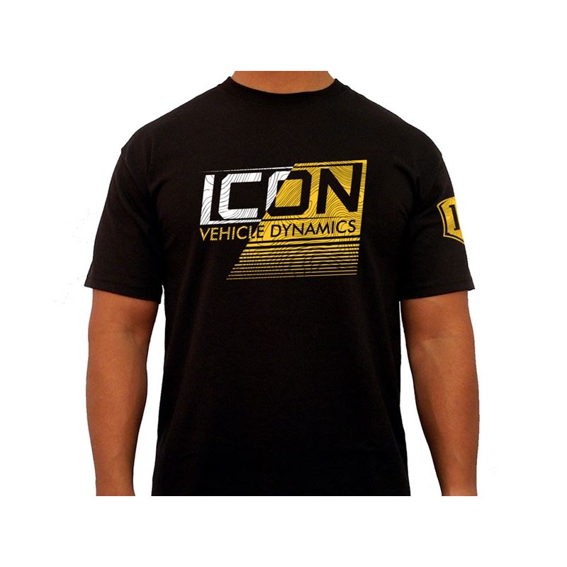 ICON STRIKEOUT TEE BLACK - XLARGE