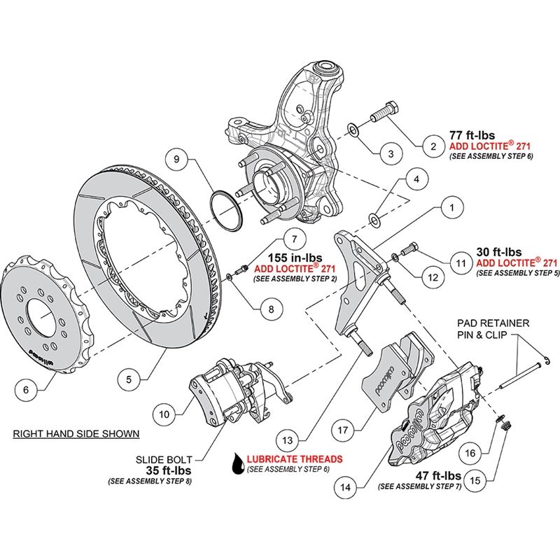 AERO4-MC4 Big Brake Rear Parking Brake Kit