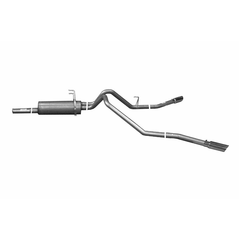 Cat Back Dual Extreme Exhaust System, Stainless 67