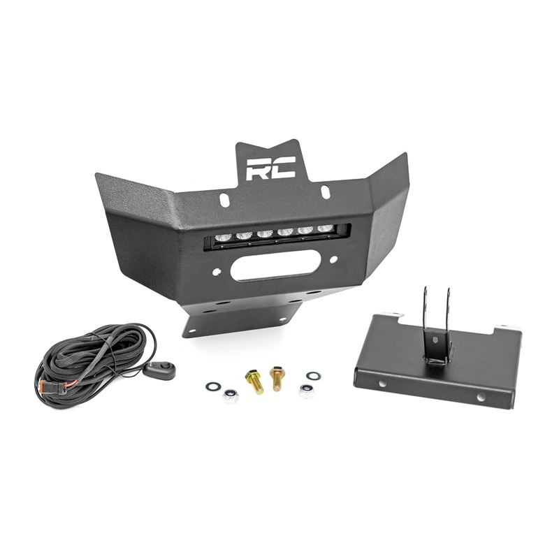 Winch Bumper Black Series LED 6" Light Slime