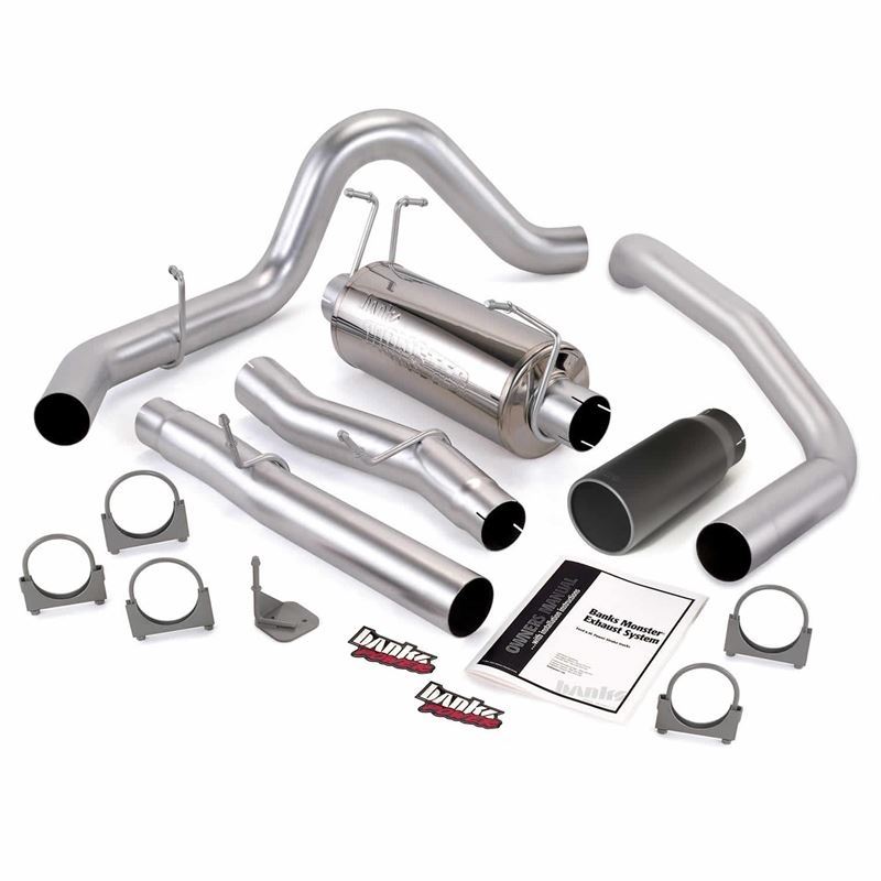 Monster Exhaust System, 4-Inch Single Exit, Cerako