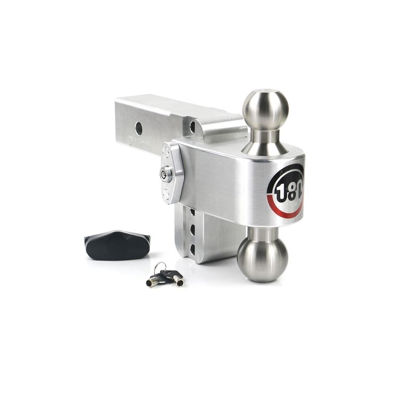 Turnover Ball 4" Drop Hitch with 2.5" Sh