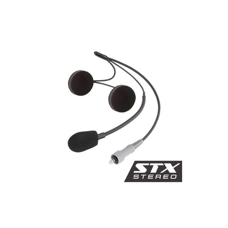 STX STEREO Wired Helmet Kit with Alpha Audio Speak