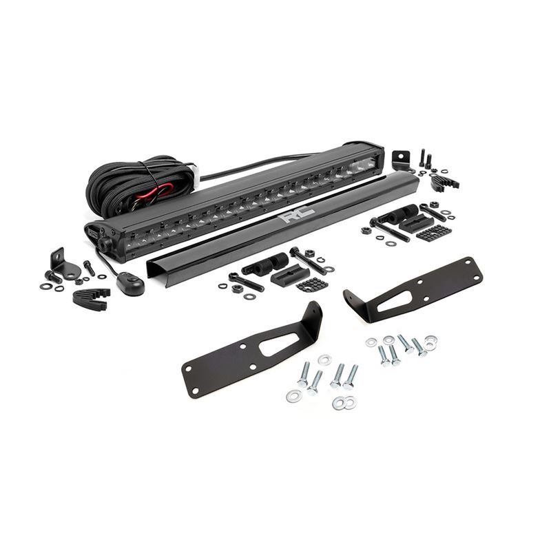 LED Light Kit Bumper Mount 20" Black Single R