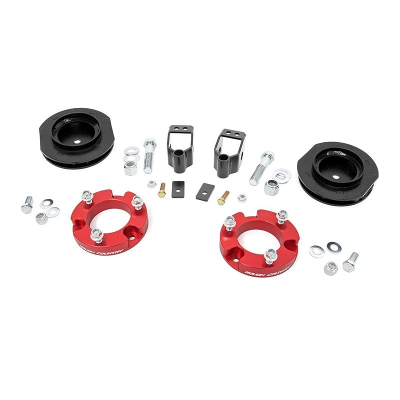 2 Inch Lift Kit X-REAS Red Spacers Toyota 4Runner