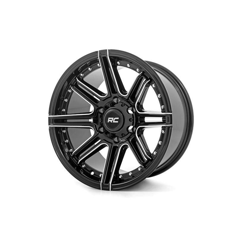 88 Series Wheel One-Piece Gloss Black 17x9 5x5 -12