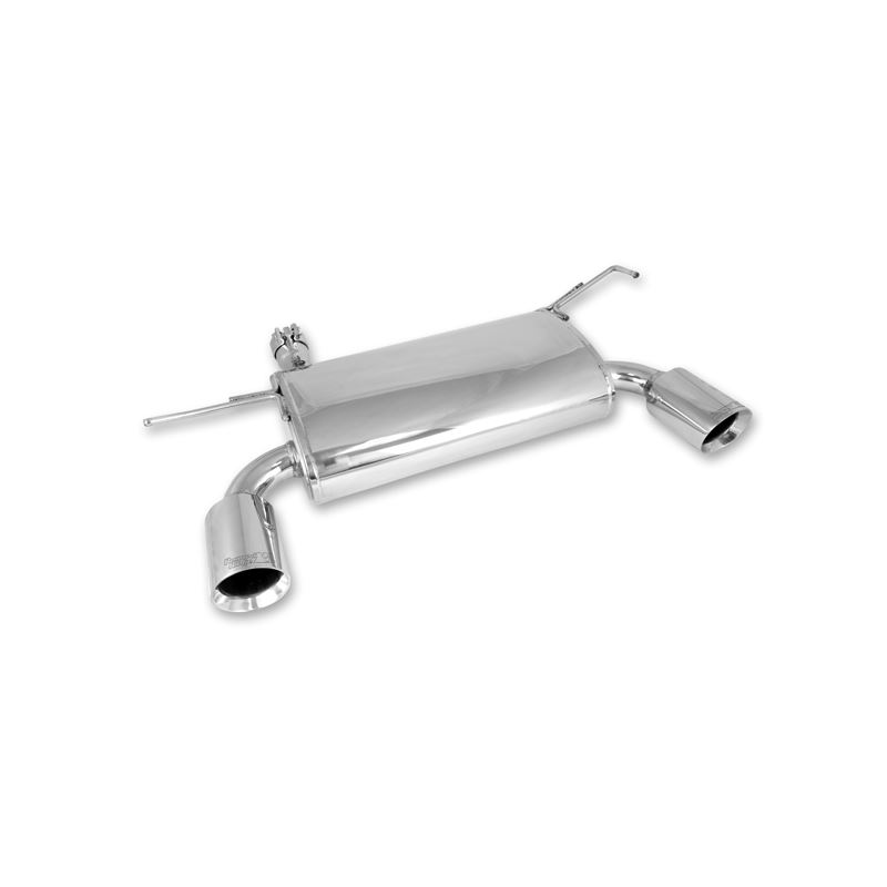 Axle Back Exhaust System, Stainless Steel; 07-16 J