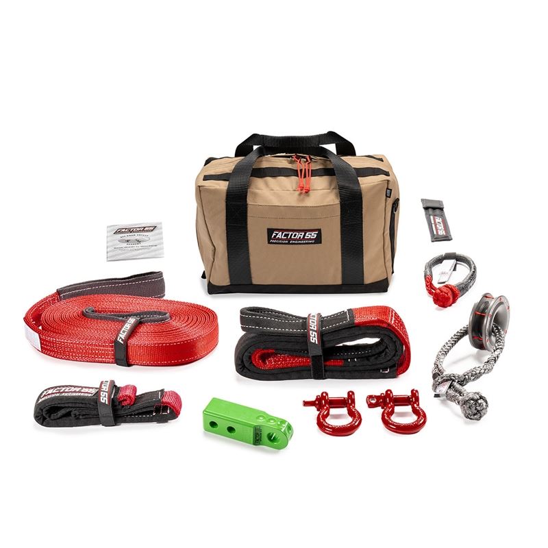 Vehicle Recovery Kit Sawtooth Green -Medium (00475